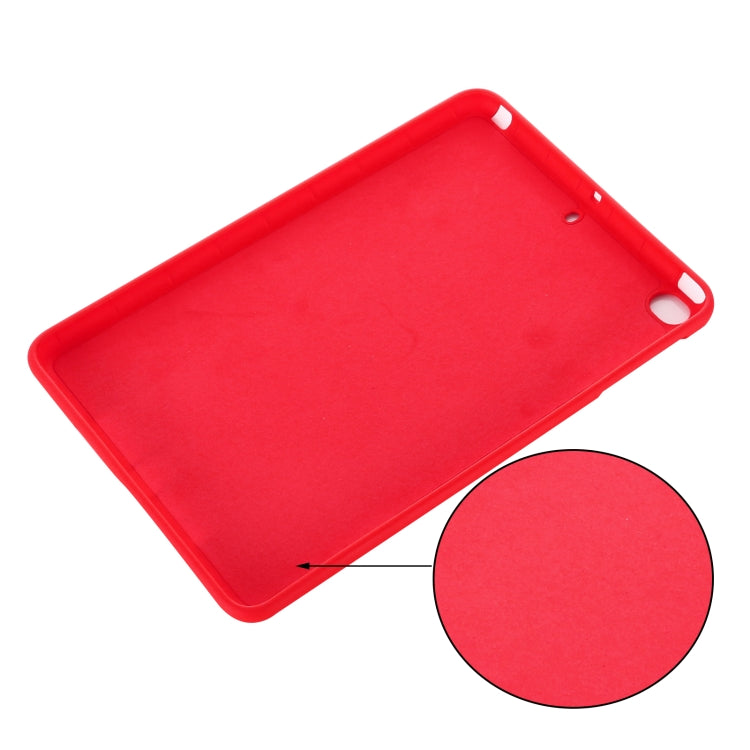 Solid Color Liquid Silicone Dropproof Full Coverage Protective Case For iPad mini 5 / mini 4
