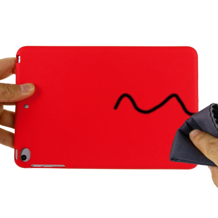 Solid Color Liquid Silicone Dropproof Full Coverage Protective Case For iPad mini 5 / mini 4