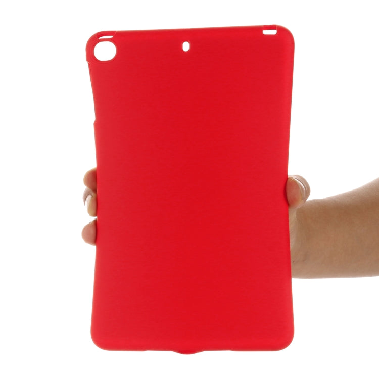 Solid Color Liquid Silicone Dropproof Full Coverage Protective Case For iPad mini 5 / mini 4