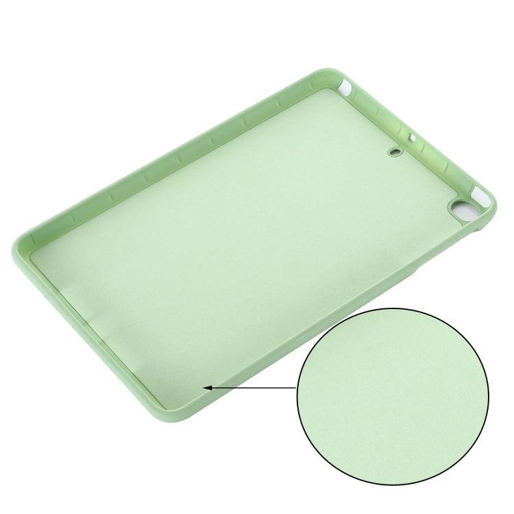 Solid Color Liquid Silicone Dropproof Full Coverage Protective Case For iPad mini 5 / mini 4