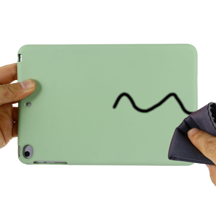 Solid Color Liquid Silicone Dropproof Full Coverage Protective Case For iPad mini 5 / mini 4