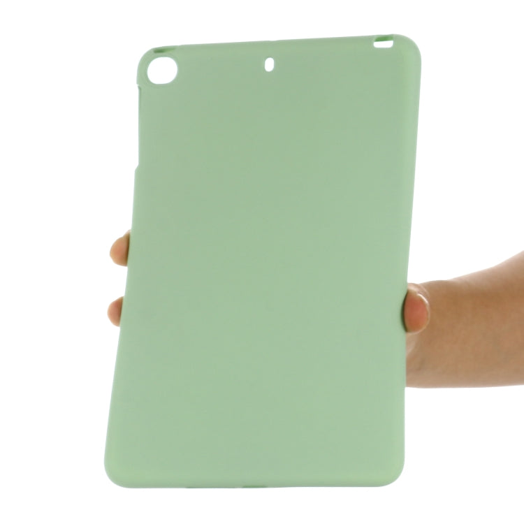 Solid Color Liquid Silicone Dropproof Full Coverage Protective Case For iPad mini 5 / mini 4