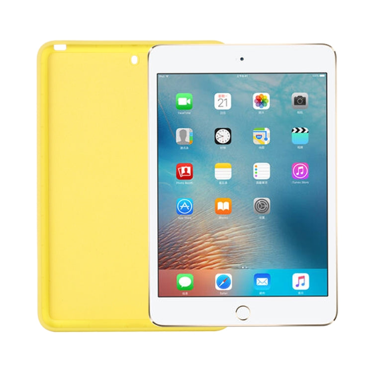 Solid Color Liquid Silicone Dropproof Full Coverage Protective Case For iPad mini 5 / mini 4