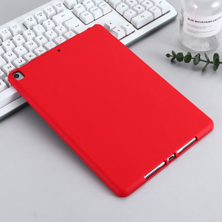 Solid Color Liquid Silicone Dropproof Full Coverage Protective Case For iPad 10.2 2019 / 10.2 2020 / 10.2 2021 / Pro 10.5 2017 / Air 10.5 2019