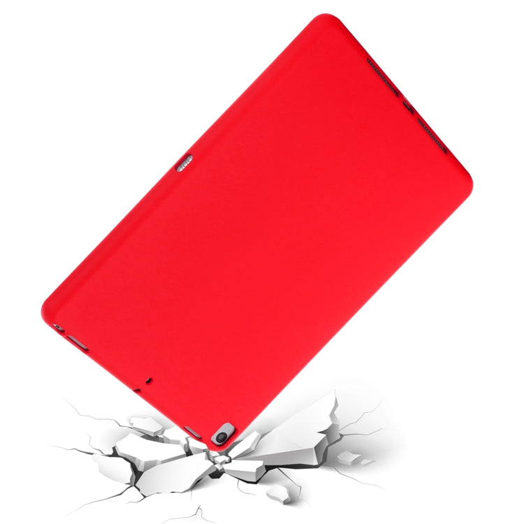 Solid Color Liquid Silicone Dropproof Full Coverage Protective Case For iPad 10.2 2019 / 10.2 2020 / 10.2 2021 / Pro 10.5 2017 / Air 10.5 2019