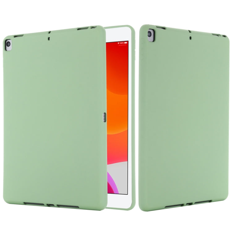 Solid Color Liquid Silicone Dropproof Full Coverage Protective Case For iPad 10.2 2019 / 10.2 2020 / 10.2 2021 / Pro 10.5 2017 / Air 10.5 2019