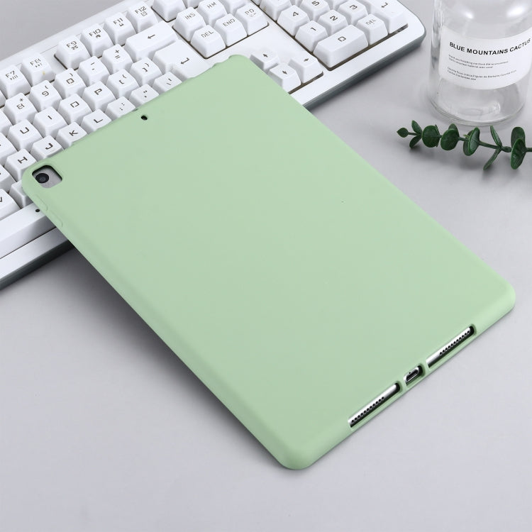 Solid Color Liquid Silicone Dropproof Full Coverage Protective Case For iPad 10.2 2019 / 10.2 2020 / 10.2 2021 / Pro 10.5 2017 / Air 10.5 2019