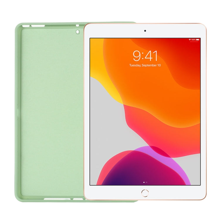 Solid Color Liquid Silicone Dropproof Full Coverage Protective Case For iPad 10.2 2019 / 10.2 2020 / 10.2 2021 / Pro 10.5 2017 / Air 10.5 2019
