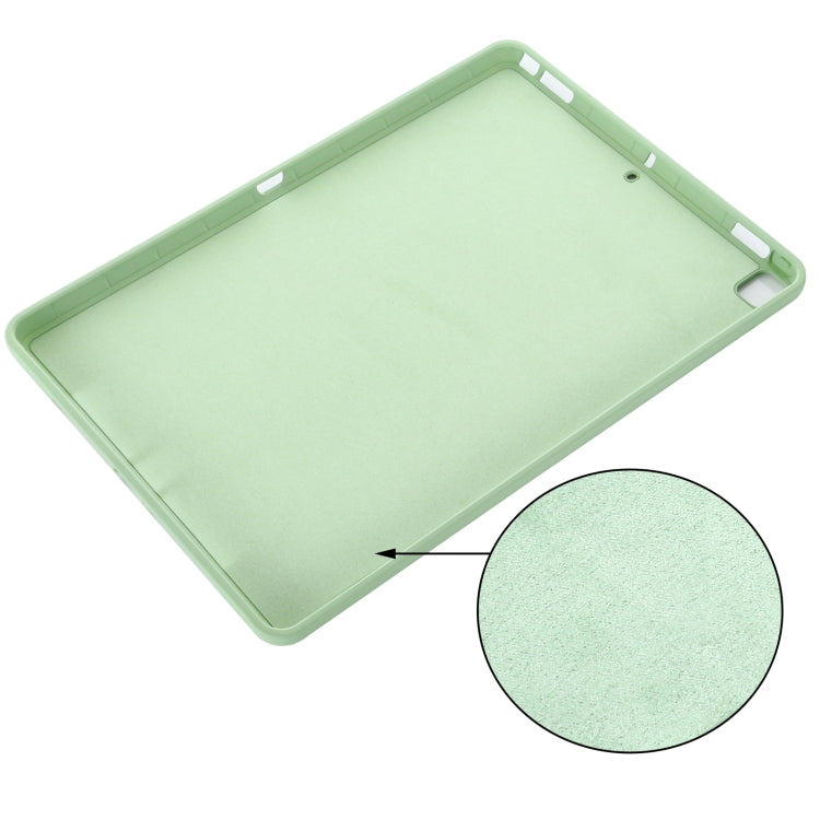 Solid Color Liquid Silicone Dropproof Full Coverage Protective Case For iPad 10.2 2019 / 10.2 2020 / 10.2 2021 / Pro 10.5 2017 / Air 10.5 2019
