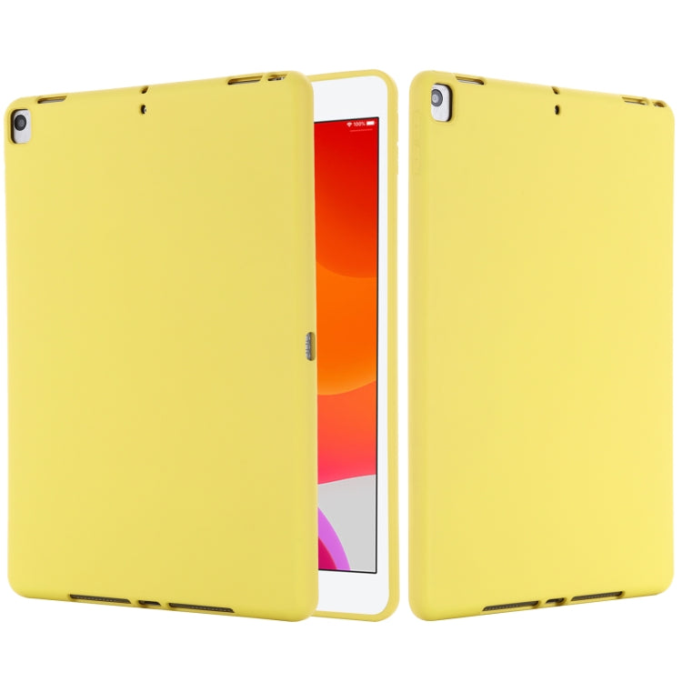 Solid Color Liquid Silicone Dropproof Full Coverage Protective Case For iPad 10.2 2019 / 10.2 2020 / 10.2 2021 / Pro 10.5 2017 / Air 10.5 2019