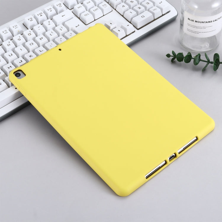 Solid Color Liquid Silicone Dropproof Full Coverage Protective Case For iPad 10.2 2019 / 10.2 2020 / 10.2 2021 / Pro 10.5 2017 / Air 10.5 2019