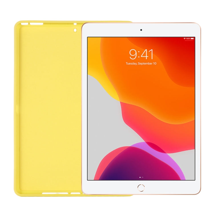Solid Color Liquid Silicone Dropproof Full Coverage Protective Case For iPad 10.2 2019 / 10.2 2020 / 10.2 2021 / Pro 10.5 2017 / Air 10.5 2019