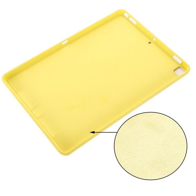 Solid Color Liquid Silicone Dropproof Full Coverage Protective Case For iPad 10.2 2019 / 10.2 2020 / 10.2 2021 / Pro 10.5 2017 / Air 10.5 2019