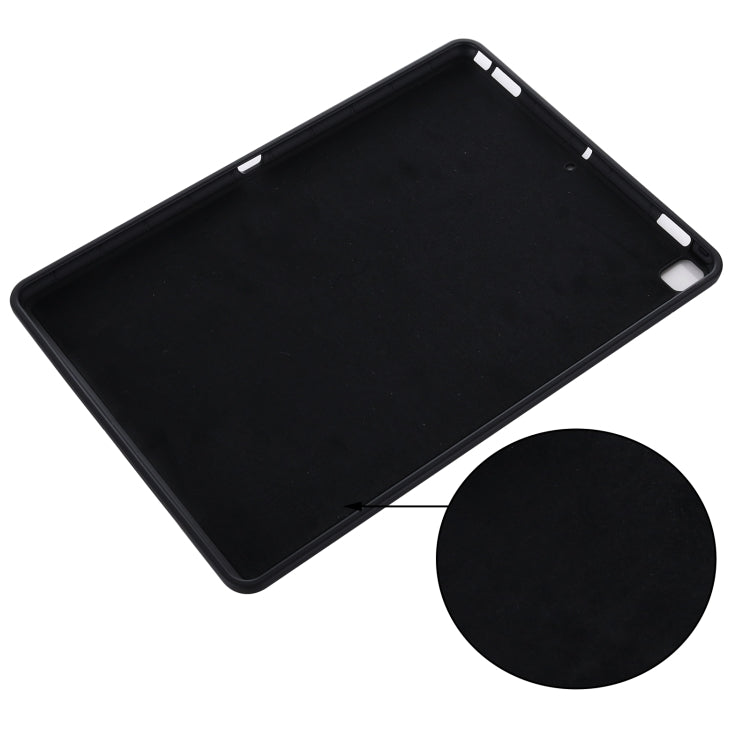 Solid Color Liquid Silicone Dropproof Full Coverage Protective Case For iPad 10.2 2019 / 10.2 2020 / 10.2 2021 / Pro 10.5 2017 / Air 10.5 2019