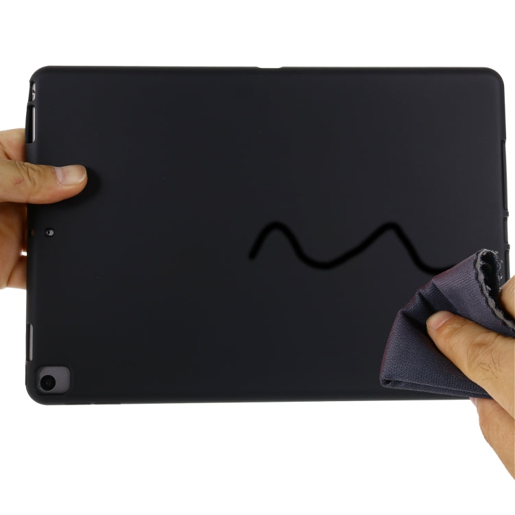 Solid Color Liquid Silicone Dropproof Full Coverage Protective Case For iPad 10.2 2019 / 10.2 2020 / 10.2 2021 / Pro 10.5 2017 / Air 10.5 2019