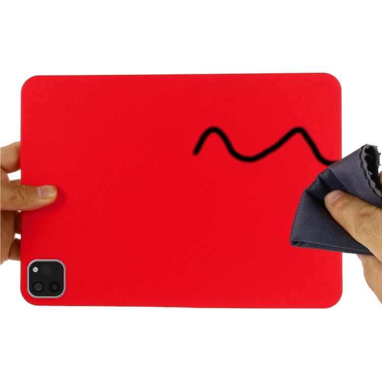 For iPad Pro 11 2018 / 2020 Solid Color Liquid Silicone Dropproof Full Coverage Protective Tablet Case