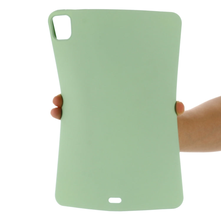 For iPad Pro 11 2018 / 2020 Solid Color Liquid Silicone Dropproof Full Coverage Protective Tablet Case