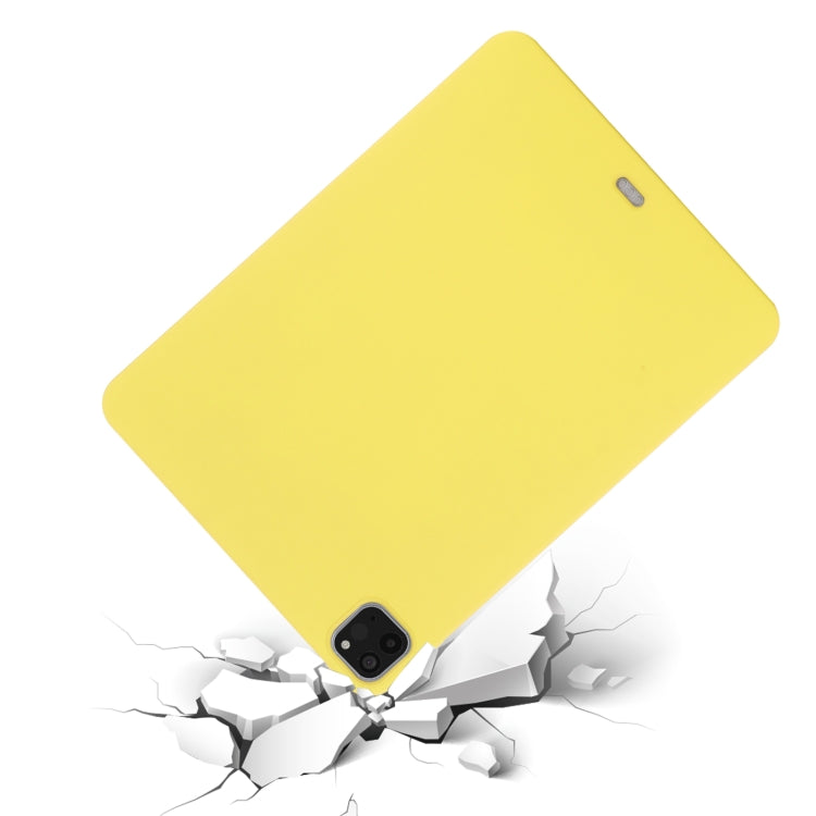 For iPad Pro 11 2018 / 2020 Solid Color Liquid Silicone Dropproof Full Coverage Protective Tablet Case
