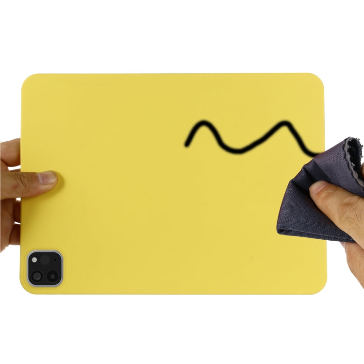 For iPad Pro 11 2018 / 2020 Solid Color Liquid Silicone Dropproof Full Coverage Protective Tablet Case