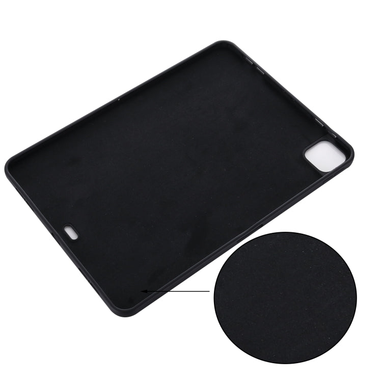 For iPad Pro 11 2018 / 2020 Solid Color Liquid Silicone Dropproof Full Coverage Protective Tablet Case