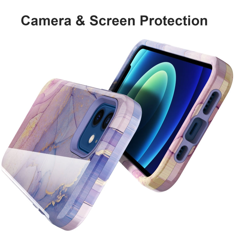 For iPhone 12 mini Varnishing Water Stick TPU + Hard Plastic Shockproof Protective Case