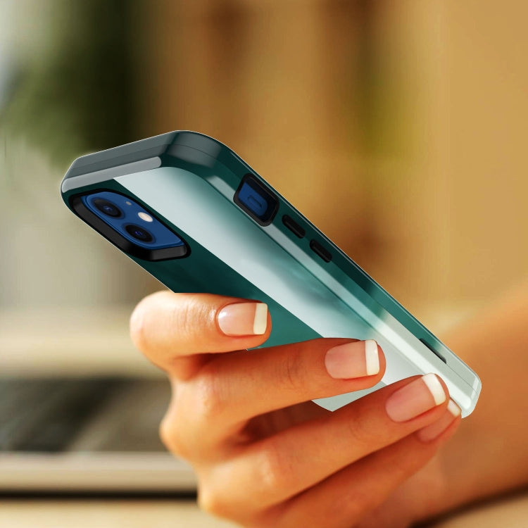 For iPhone 12 mini Varnishing Water Stick TPU + Hard Plastic Shockproof Protective Case