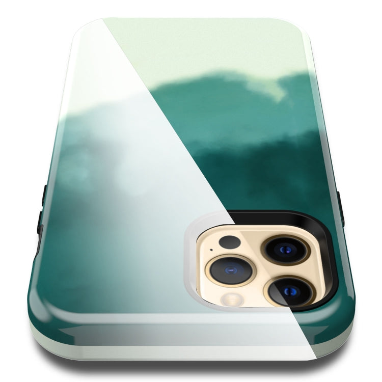 For iPhone 12 / 12 Pro Varnishing Water Stick TPU + Hard Plastic Shockproof Protective Case
