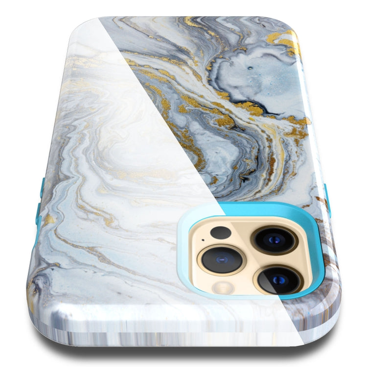 For iPhone 12 Pro Max Varnishing Water Stick TPU + Hard Plastic Shockproof Protective Case