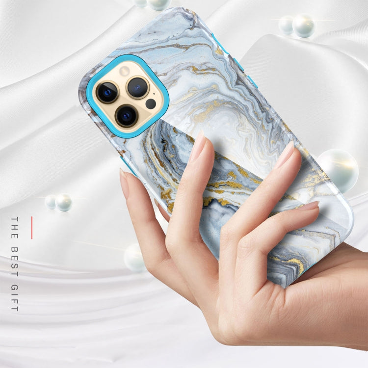For iPhone 12 Pro Max Varnishing Water Stick TPU + Hard Plastic Shockproof Protective Case