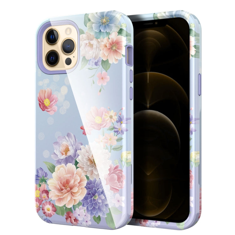 For iPhone 12 Pro Max Varnishing Water Stick TPU + Hard Plastic Shockproof Protective Case