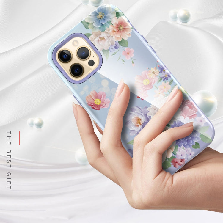 For iPhone 12 Pro Max Varnishing Water Stick TPU + Hard Plastic Shockproof Protective Case