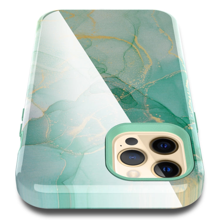 For iPhone 12 Pro Max Varnishing Water Stick TPU + Hard Plastic Shockproof Protective Case