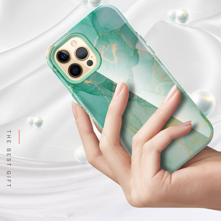 For iPhone 12 Pro Max Varnishing Water Stick TPU + Hard Plastic Shockproof Protective Case