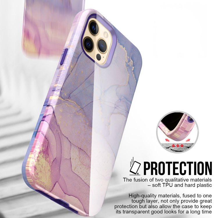 For iPhone 12 Pro Max Varnishing Water Stick TPU + Hard Plastic Shockproof Protective Case