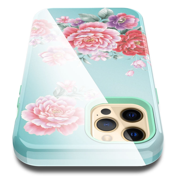 For iPhone 12 Pro Max Varnishing Water Stick TPU + Hard Plastic Shockproof Protective Case