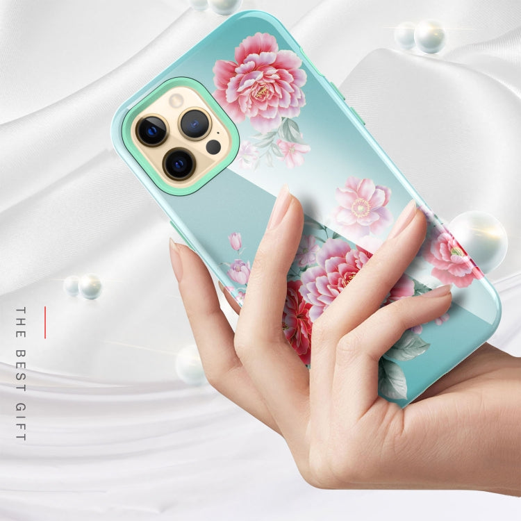 For iPhone 12 Pro Max Varnishing Water Stick TPU + Hard Plastic Shockproof Protective Case