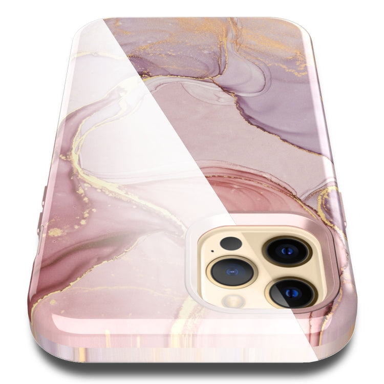 For iPhone 12 Pro Max Varnishing Water Stick TPU + Hard Plastic Shockproof Protective Case