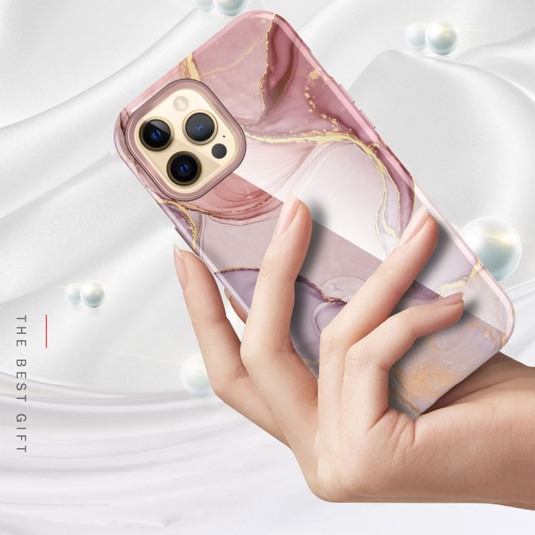 For iPhone 12 Pro Max Varnishing Water Stick TPU + Hard Plastic Shockproof Protective Case