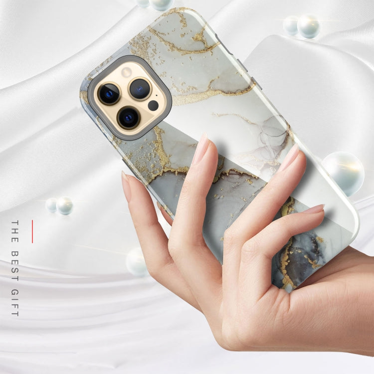 For iPhone 12 Pro Max Varnishing Water Stick TPU + Hard Plastic Shockproof Protective Case