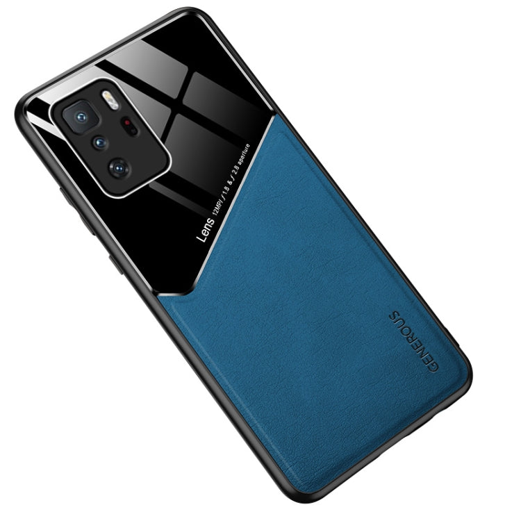 For Xiaomi Redmi Note 10 Pro 5G All-inclusive Leather + Organic Glass Protective Case with Metal Iron Sheet