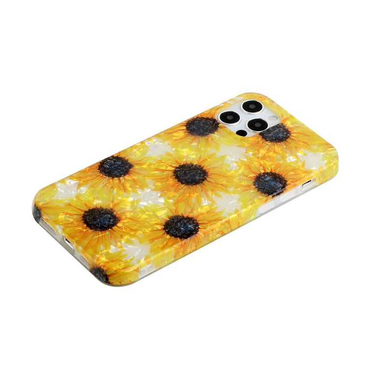 For iPhone 12 mini Shell Texture Pattern Full-coverage TPU Shockproof Protective Case
