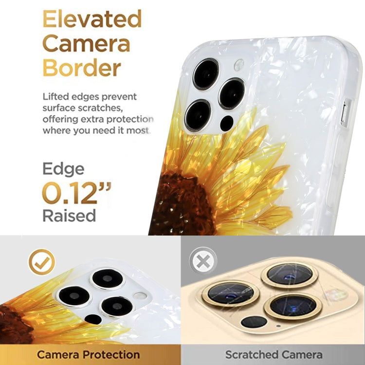 For iPhone 11 Shell Texture Pattern Full-coverage TPU Shockproof Protective Case