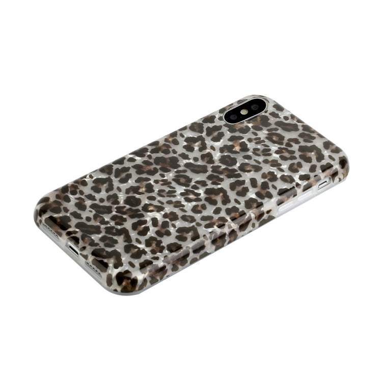 For iPhone X / XS Shell Texture Pattern Full-coverage TPU Shockproof Protective Case
