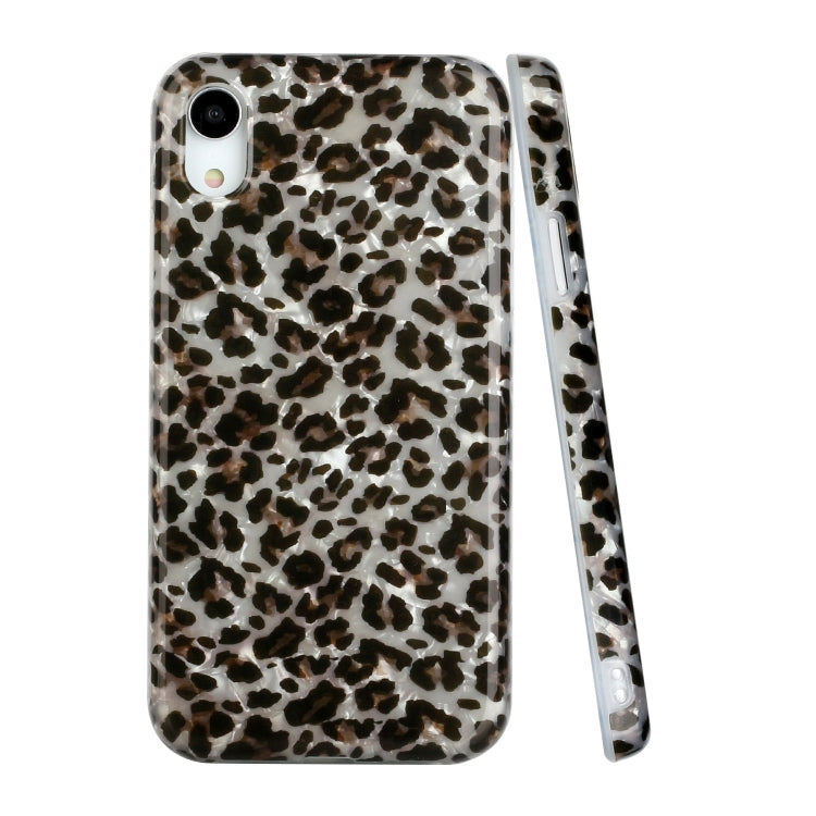 For iPhone XR Shell Texture Pattern Full-coverage TPU Shockproof Protective Case