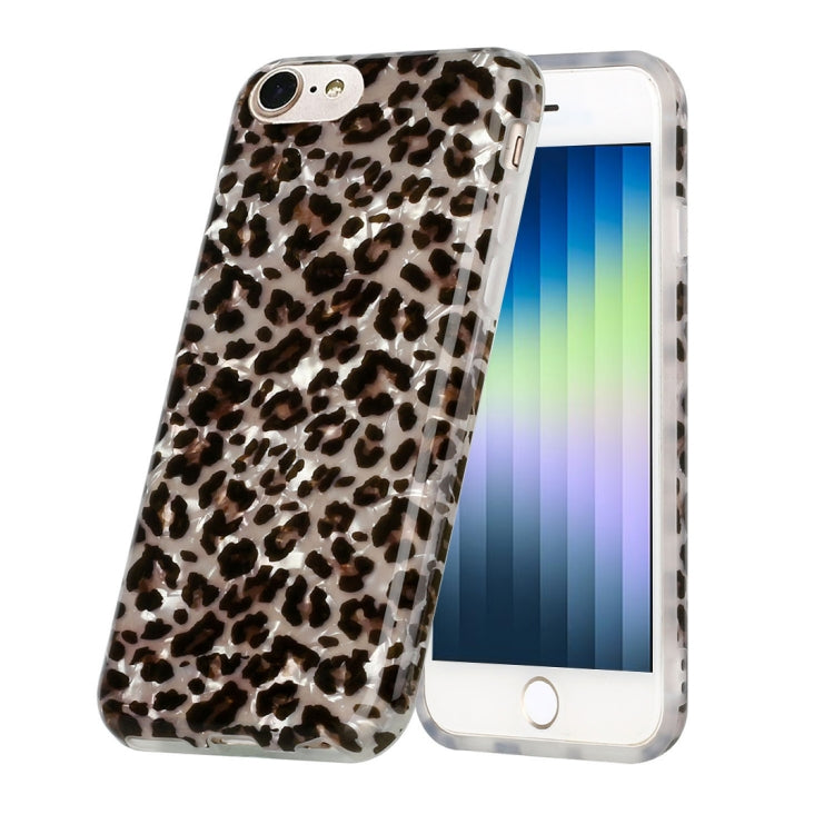 For iPhone SE 2022 / SE 2020 / 8 / 7 Shell Texture Pattern Full-coverage TPU Shockproof Protective Case
