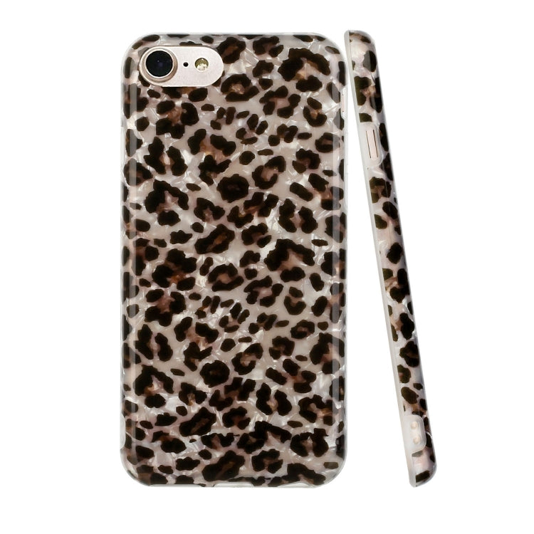 For iPhone SE 2022 / SE 2020 / 8 / 7 Shell Texture Pattern Full-coverage TPU Shockproof Protective Case