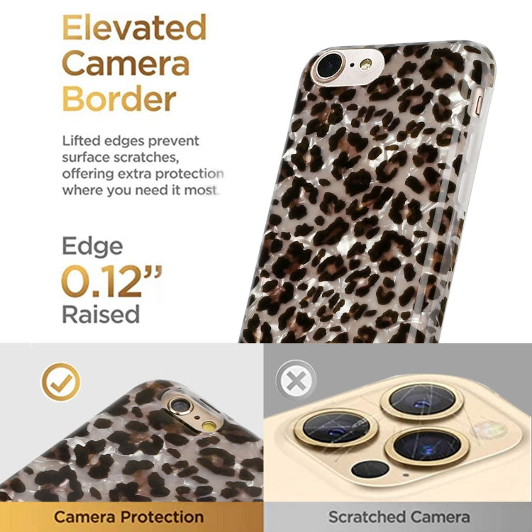 For iPhone SE 2022 / SE 2020 / 8 / 7 Shell Texture Pattern Full-coverage TPU Shockproof Protective Case