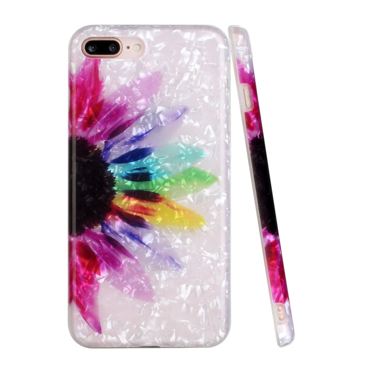 Shell Texture Pattern Full-coverage TPU Shockproof Protective Case For iPhone 7 Plus / 8 Plus