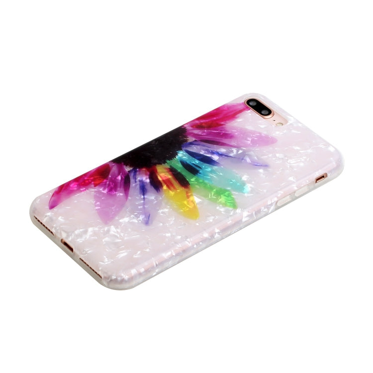 Shell Texture Pattern Full-coverage TPU Shockproof Protective Case For iPhone 7 Plus / 8 Plus