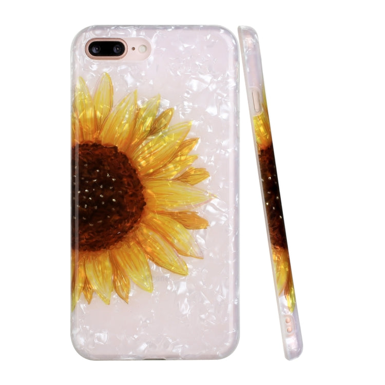 Shell Texture Pattern Full-coverage TPU Shockproof Protective Case For iPhone 7 Plus / 8 Plus